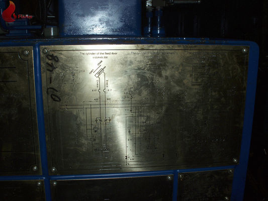 Four-Wing 7500kg / h Alloy steel casting Banbury Internal Mixer Hermetic Type FM-410