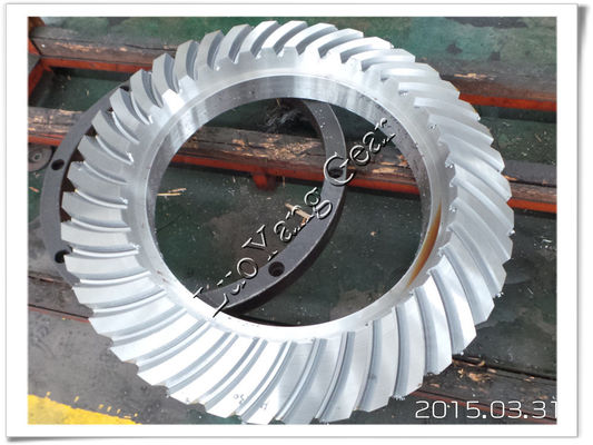 Casting Parts Helical Bevel Gear , Industrial Gears Anodizing Or  Electroplating Finish