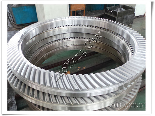 Casting Parts Helical Bevel Gear , Industrial Gears Anodizing Or  Electroplating Finish