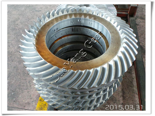 Casting Parts Helical Bevel Gear , Industrial Gears Anodizing Or  Electroplating Finish