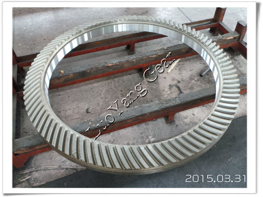 Casting Parts Helical Bevel Gear , Industrial Gears Anodizing Or  Electroplating Finish