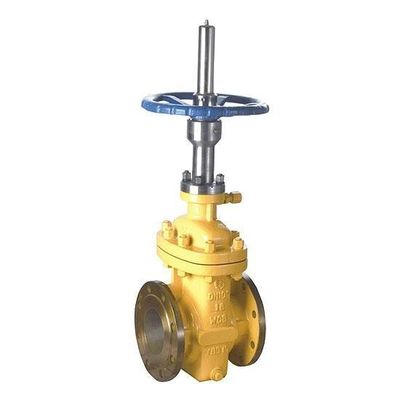 Slab Flat Cast Steel Gate Valve For Petroleum Natural Gas ( Through Conduit )