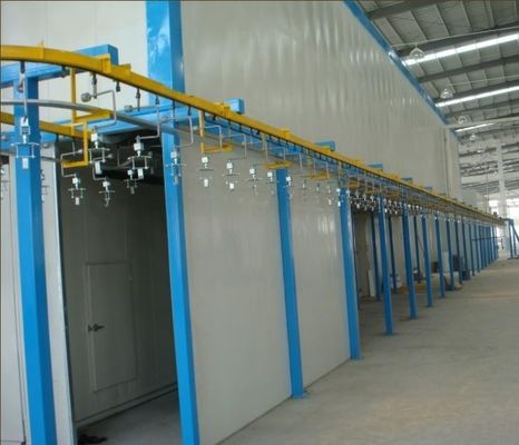 Automatic Aluminum Powder Coating Plant Equipment For Valve , Filing Cabinet