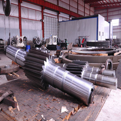 6000mm Herringbone Gear Shaft Forged Machining Metal Parts For Marine Equipment 15MT
