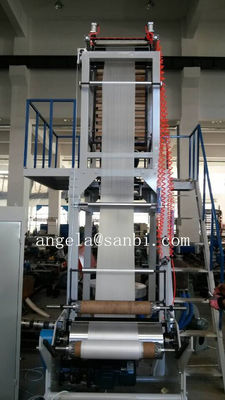 PE  Plastic Film Film Blowing Machine , polyethylene blown film extruder