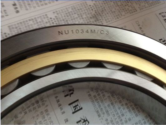 OEM Single Row Cylindrical Roller Bearing , Axial And Radial Loads Bearings