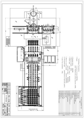5 Strands Steel Continuous Cast Billets / Billet Cutting Machine
