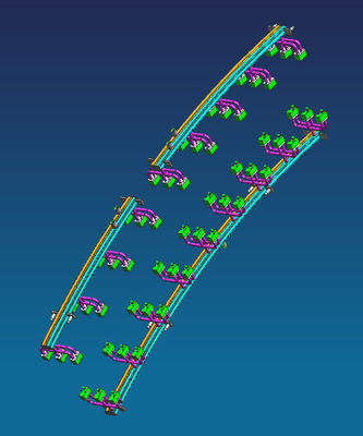 Square And Hollow Nozzle Secondary cooling Guide Part Roll