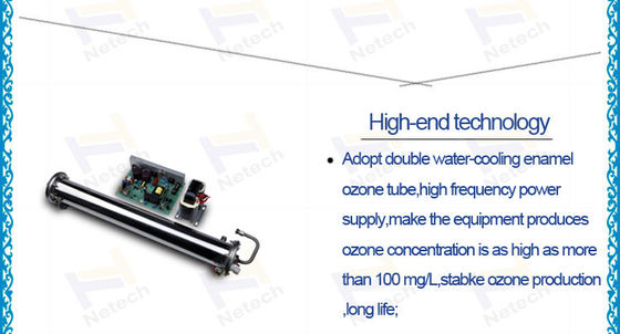 Enamel Ozone Generator Water Cooling For Drinking Water Sterilization Machine