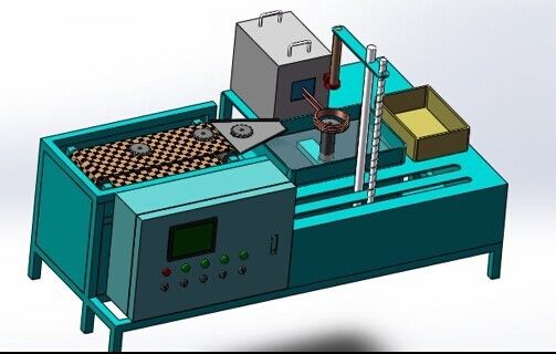 Complete CNC machine 100KW Induction Heating Equipment Machine For Gear Queching , 360V-520V