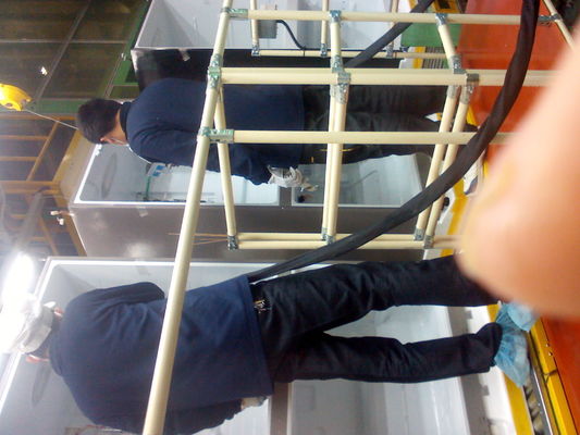 380V High Frequency Welding Machines For Air-Conditioner , Melting The Welding Ring