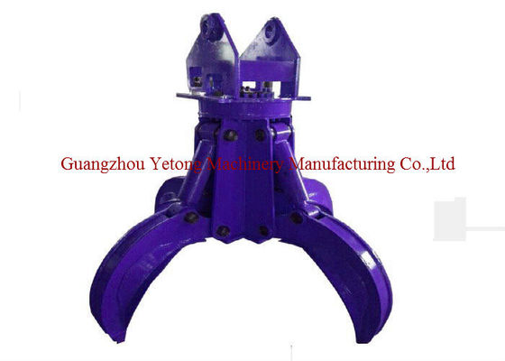 Electric Hydraulic Orange Peel Grab Steel Scrap High Wear Resistant Steel